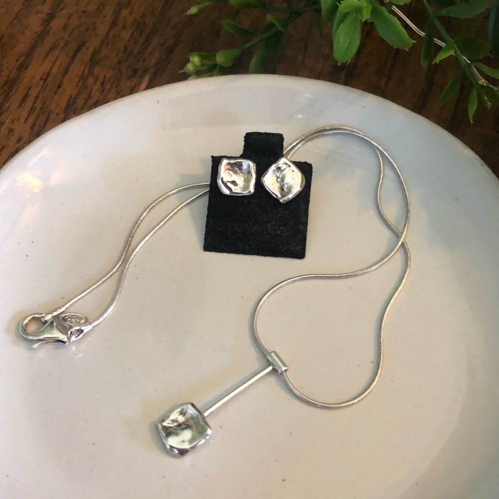 Silpada necklace N1652 and earring P1656 set